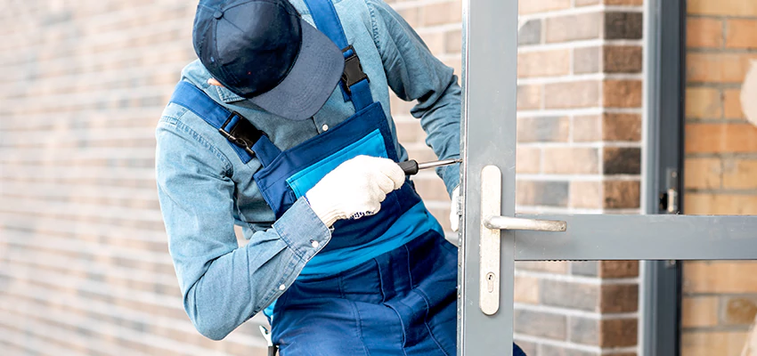 Pivot Storefront Door Locks Installation in Rancho Murieta, California